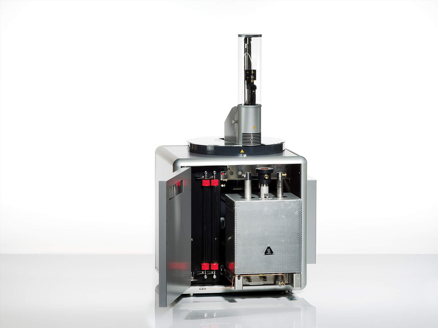 Nitrogen and protein analyzer rapid MAX N exceed with open door and furnace slid out